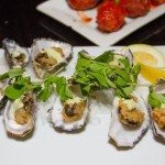 Seafood, oysters at Left Bank Melbourne