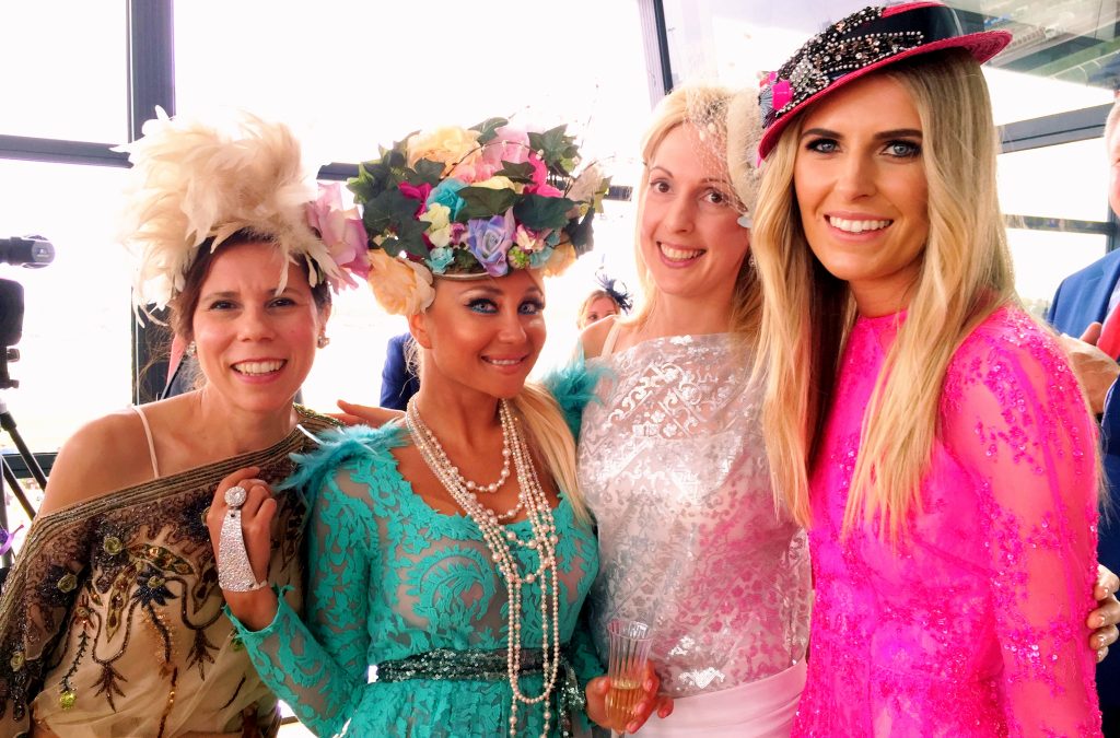 The Leiela team with Myer Fashions on the Field Ambassador Georgia Connolly